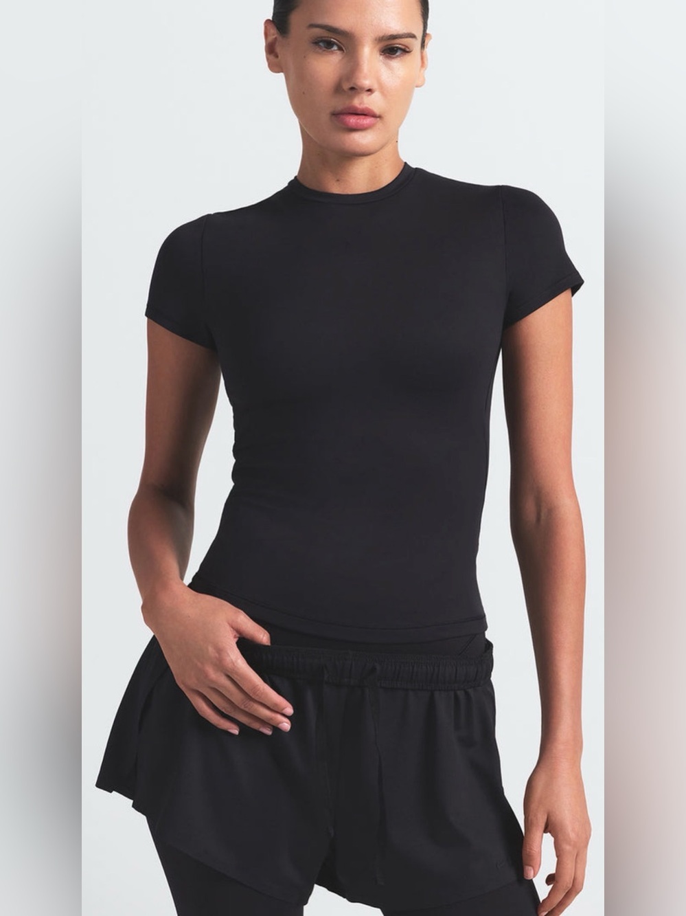 NWT nikeSKIMS Padded Matte Baby Tee